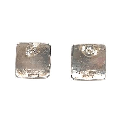 SILVER/GOLD FILLED EARRINGS NAVAJO - T&R SINGER