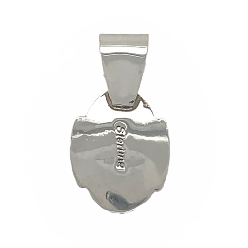 SILVER TURQUOISE PENDANT NAVAJO - JAN MARIANO
