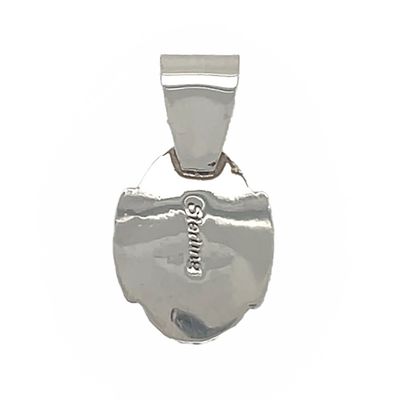 SILVER TURQUOISE PENDANT NAVAJO - JAN MARIANO