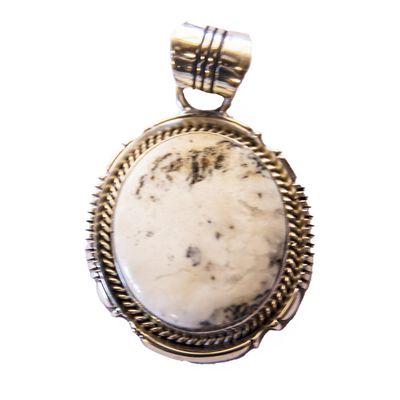 SILVER WILD HORSE PENDANT NAVAJO - DANIEL BENALLY