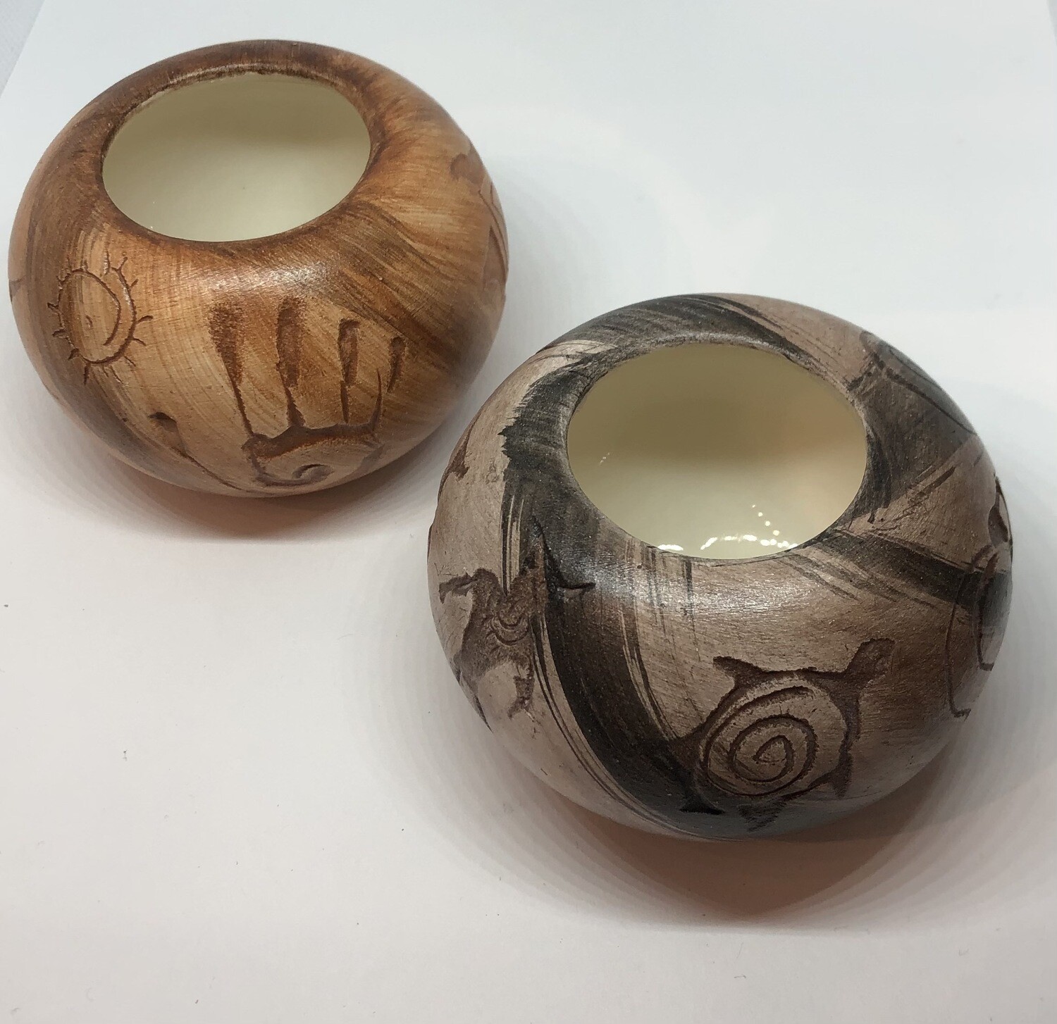"TINY SHAMAN STORIES" Petroglyph Pottery