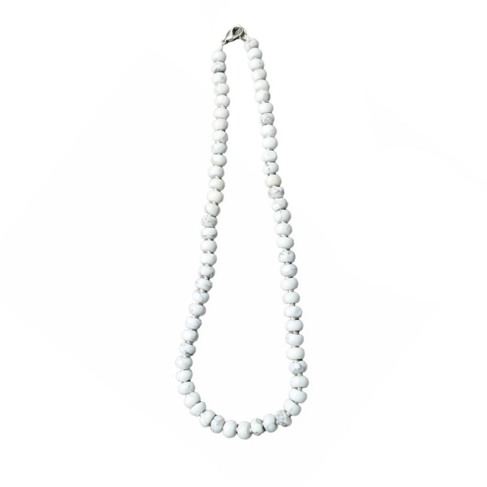 STAINLESS HOWLITE NECKLACE FJN21-18