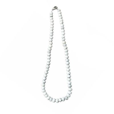 STAINLESS HOWLITE NECKLACE FJN21-18