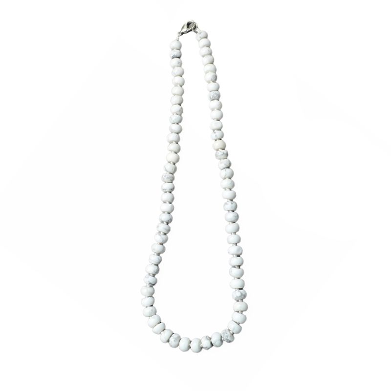 STAINLESS HOWLITE NECKLACE FJN21-18