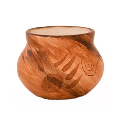 "SM WARRIOR" Petroglyph Pottery