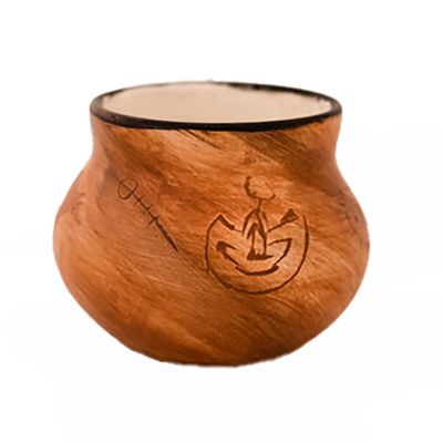 "SM WARRIOR" Petroglyph Pottery