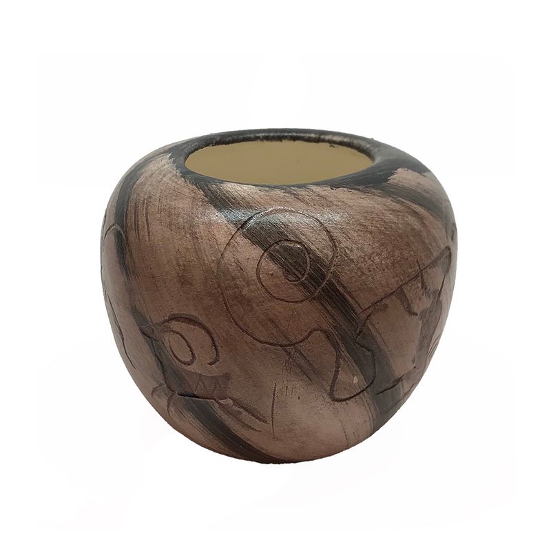 "MINI SHAMAN STORIES" Petroglyph Pottery