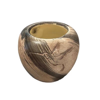 "MINI SHAMAN STORIES" Petroglyph Pottery