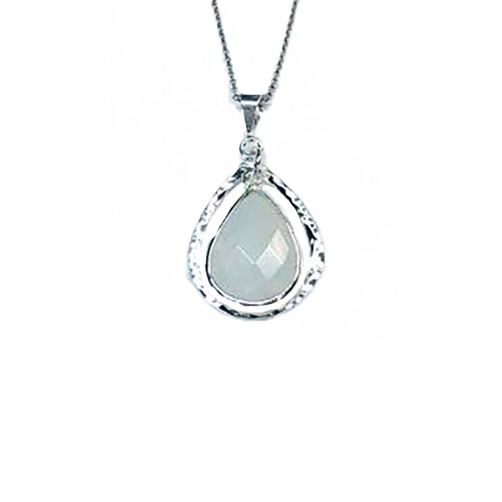 SILVER MOONSTONE NECKLACE ASN120