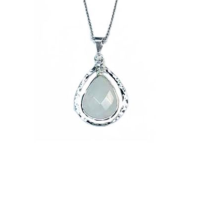 SILVER MOONSTONE NECKLACE ASN120
