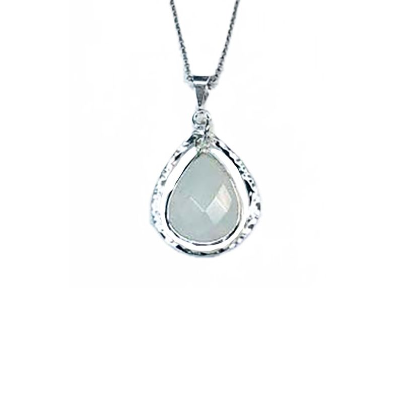 SILVER MOONSTONE NECKLACE ASN120