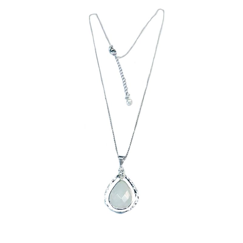 SILVER MOONSTONE NECKLACE ASN120