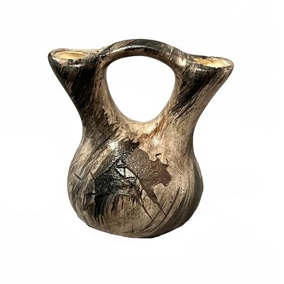 "MINI WEDDING VASE" Petroglyph Pottery