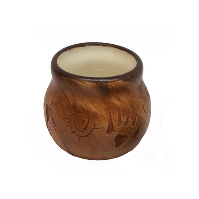 "MINI WARRIOR" Petroglyph Pottery