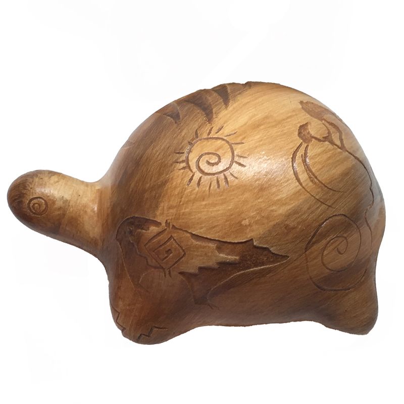 "SMALL TURTLE" Petroglyph Pottery 4.5x3
