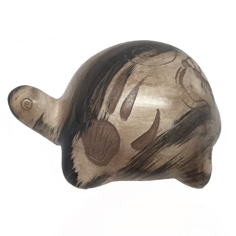 "SMALL TURTLE" Petroglyph Pottery 4.5x3