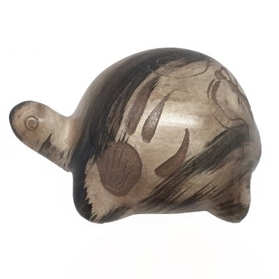 "SMALL TURTLE" Petroglyph Pottery 4.5x3