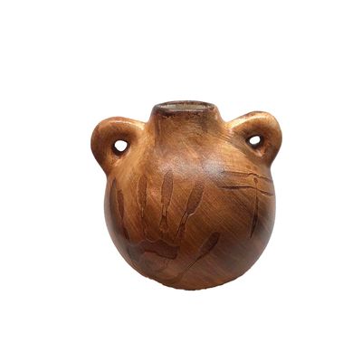 "SM WATER JUG"  Petroglyph Pottery 4.5"x4.5"