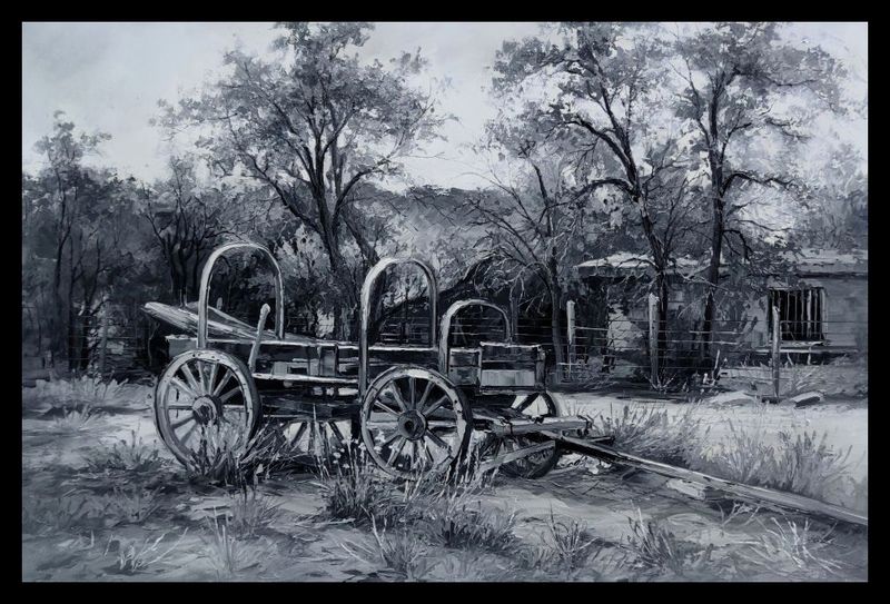 EMPTY WAGON 24" x 36"