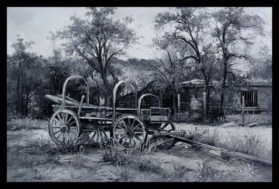 EMPTY WAGON 24" x 36"