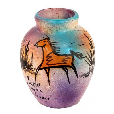 "SW MESA JAR" Painted Pottery 6x5