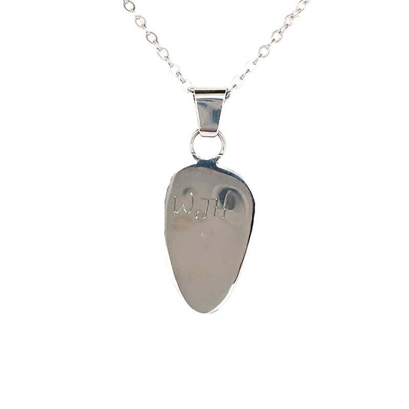SILVER INLAY PENDANT ZUNI - WAYNE HALOO