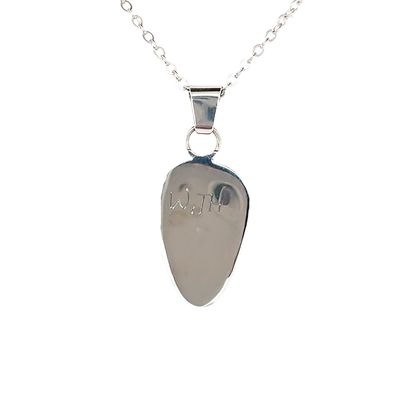 SILVER INLAY PENDANT ZUNI - WAYNE HALOO