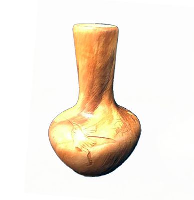 "MINI FLOWER VASE" Petroglyph Pottery 5.5x3.5