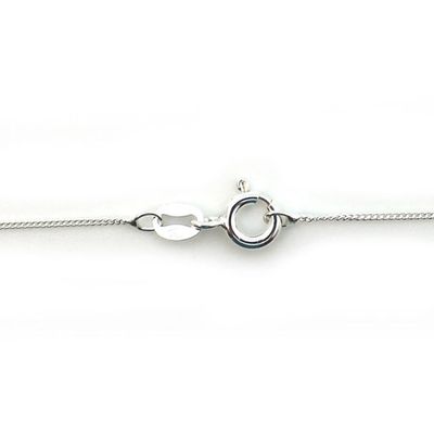 SILVER PEARL &amp; CZ NECKLACE - 16