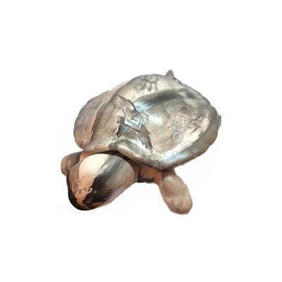 "SM. TURTLE W/SHELL" Petroglyph Pottery 7x5x3