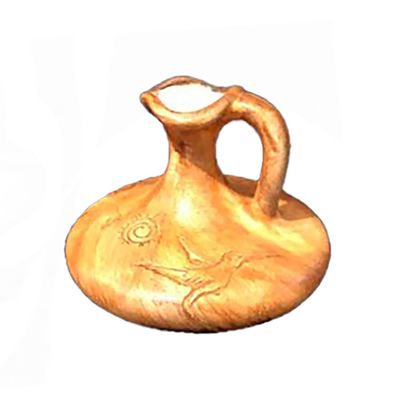"MINI PITCHER" Petroglyph Pottery 4x5