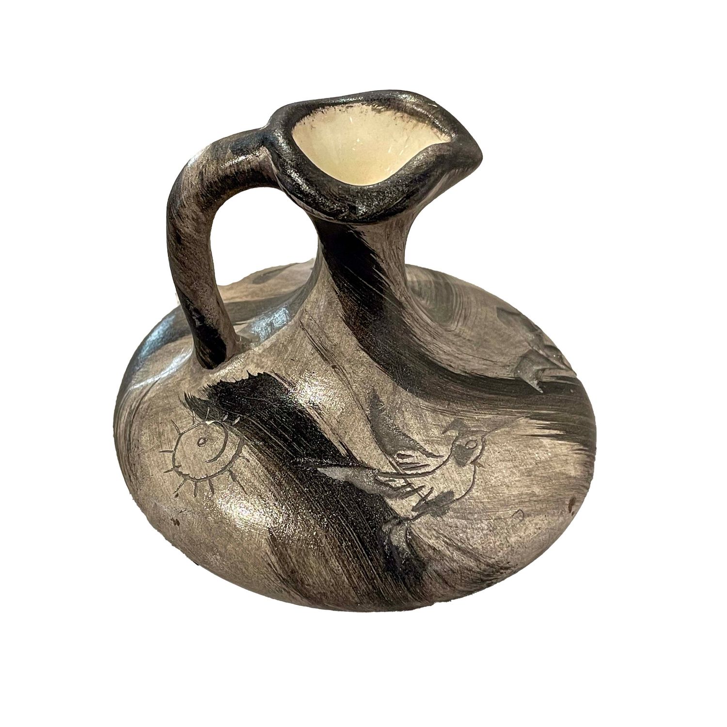 "MINI PITCHER" Petroglyph Pottery 4x5