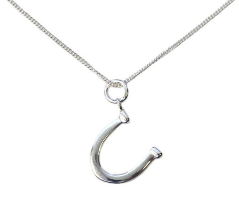 SILVER HORSESHOE NECKLACE