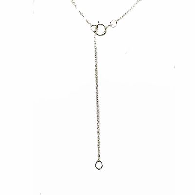 SILVER DOUBLE PERIDOT NECKLACE