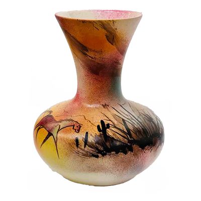 "SW NAVAJO WRITINGS" Painted Pottery 9x7