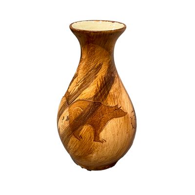 "SMALL BUD VASE" Petroglyph Pottery 5x4