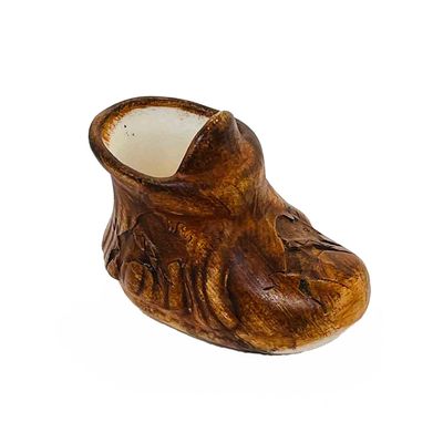 "MOCCASIN" Petroglyph Pottery 2x3.5