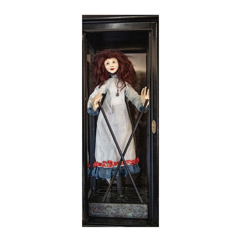 "MARGARETTE" MIXED MEDIA SCULPTURE 20.5" x 7" x 7.5"