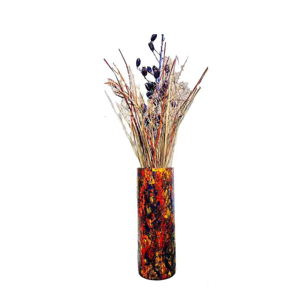 "COLOR MY WORLD" Mixed Media Vase