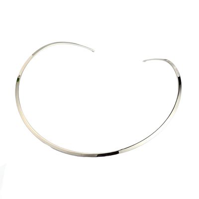 SILVER STAINLESS 3MM SMOOTH COLLAR