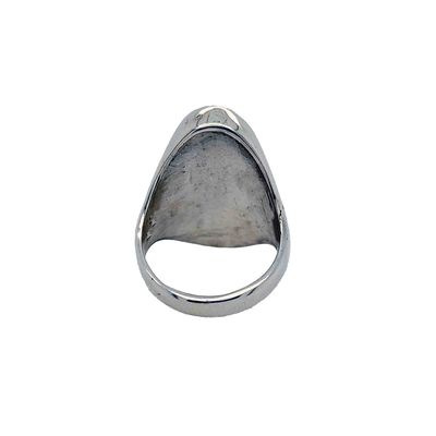 SILVER SLEEPING BEAUTY TURQUOISE RING SIZE-10.5