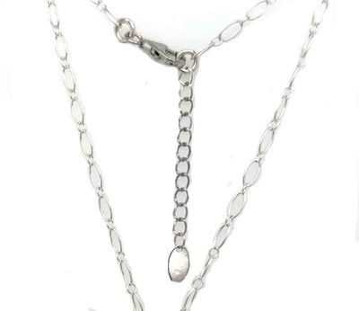 SILVER PEARL &amp; CZ TEARDROP NECKLACE