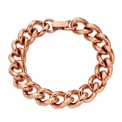 COPPER 13MM CURB LINK BRACELET