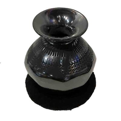 MATA ORTIZ BLACK GRAPHITE SM VASE - 4 X 3