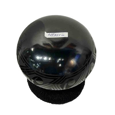 MATA ORTIZ BLACK GRAPHITE VASE - 4 x 3.5