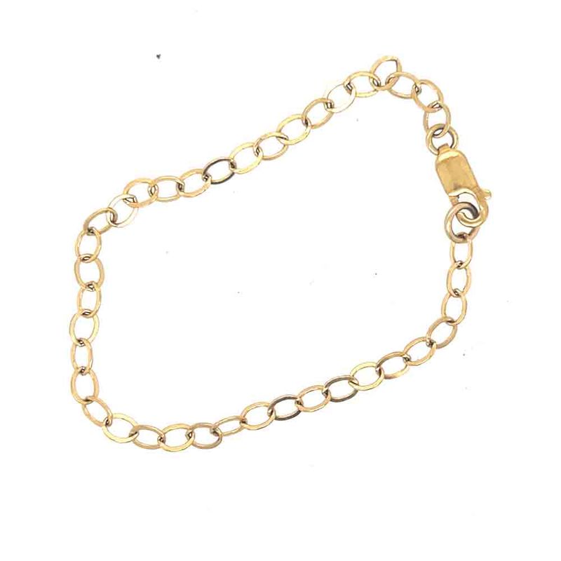 GOLD-FILLED 5X2MM OVAL LINK BRACELET