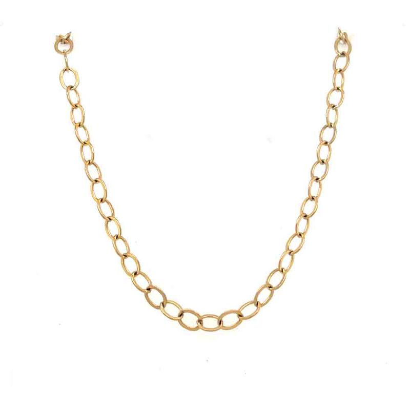 GOLD-FILLED 5X2MM OVAL LINK BRACELET
