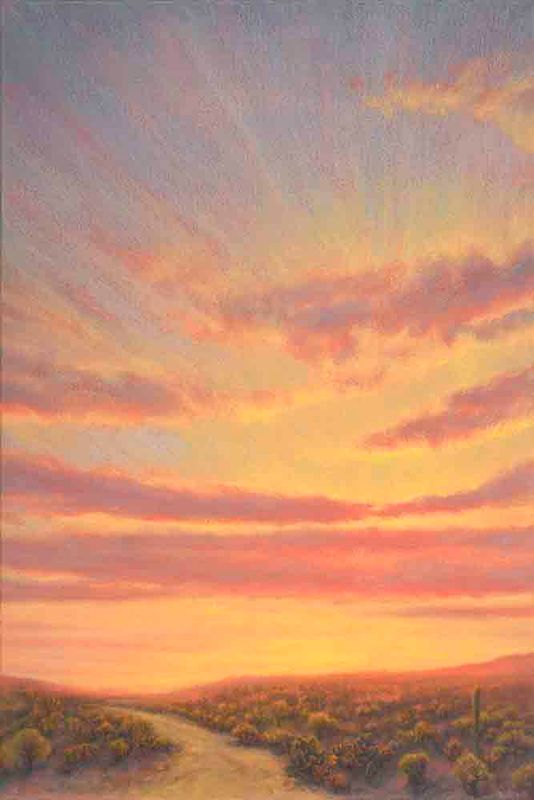 ALMOST HEAVEN 36" x 72" Triptych