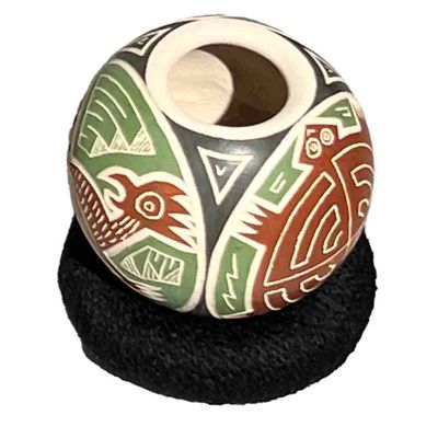 MATA ORTIZ TINY ANIMAL POT - 1.5 x 2 MATA ORTIZ TINY ANIMAL POT - 1.5 x 2