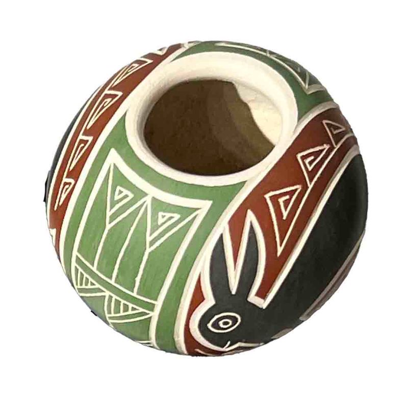 MATA ORTIZ TINY RABBIT POT - 1.5 x 2